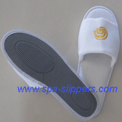 velvet spa slipper, TPR spa slipper